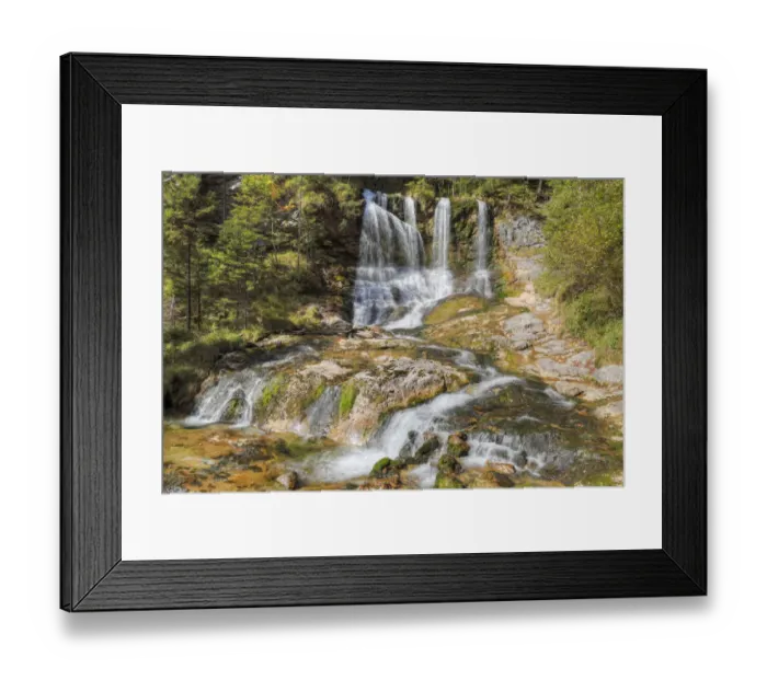 Framed Print : Waterfall in Weissbachschlucht gorge near Weissbach on the Alpine Road, Berchtesgadener Land district, Upper Bavaria, Germany, Europe Framed Print : Waterfall in Weissbachschlucht gorge near Weissbach on the Alpine Road, Berchtesgadener Land district, Upper Bavaria, Germany, Europe