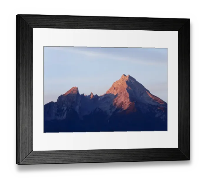 Framed Print : Watzmann mountain, in the morning, view from Kneifelspitze mountain near Berchtesgaden, Berchtesgaden Alps, Berchtesgadener Land district, Upper Bavaria, Germany, Europe Framed Print : Watzmann mountain, in the morning, view from Kneifelspitze mountain near Berchtesgaden, Berchtesgaden Alps, Berchtesgadener Land district, Upper Bavaria, Germany, Europe