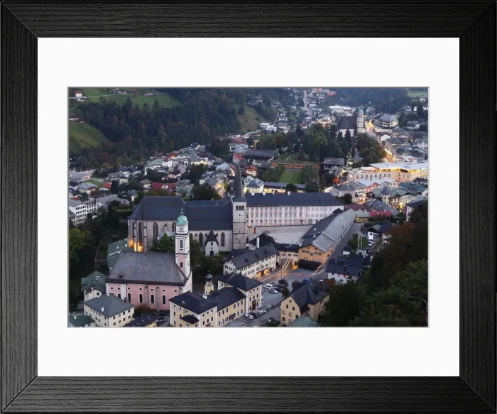 Framed Print : View from Mt. Lockstein on Berchtesgaden, Berchtesgadener Land, Upper Bavaria, Bavaria, Germany, Europe Framed Print : View from Mt. Lockstein on Berchtesgaden, Berchtesgadener Land, Upper Bavaria, Bavaria, Germany, Europe