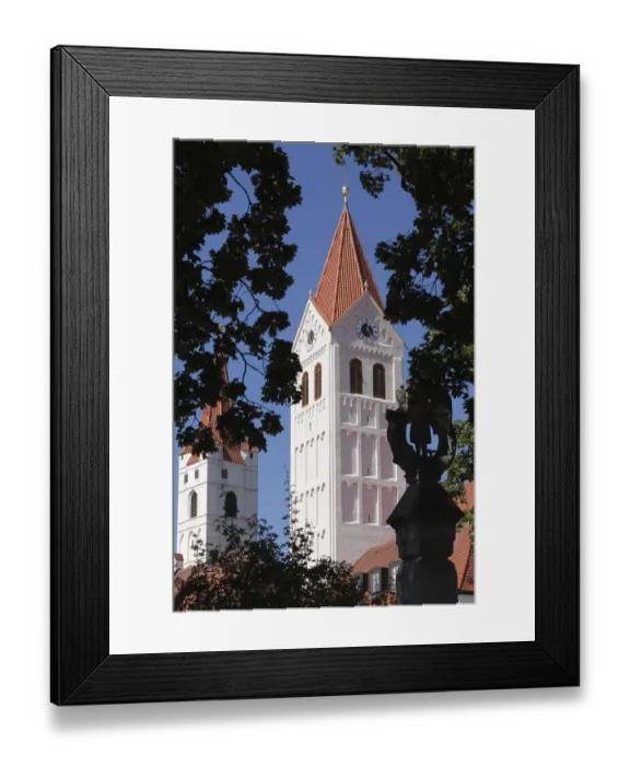 Framed Print : Minster of St. Castulus, Moosburg, Upper Bavaria, Bavaria, Germany, Europe Framed Print : Minster of St. Castulus, Moosburg, Upper Bavaria, Bavaria, Germany, Europe