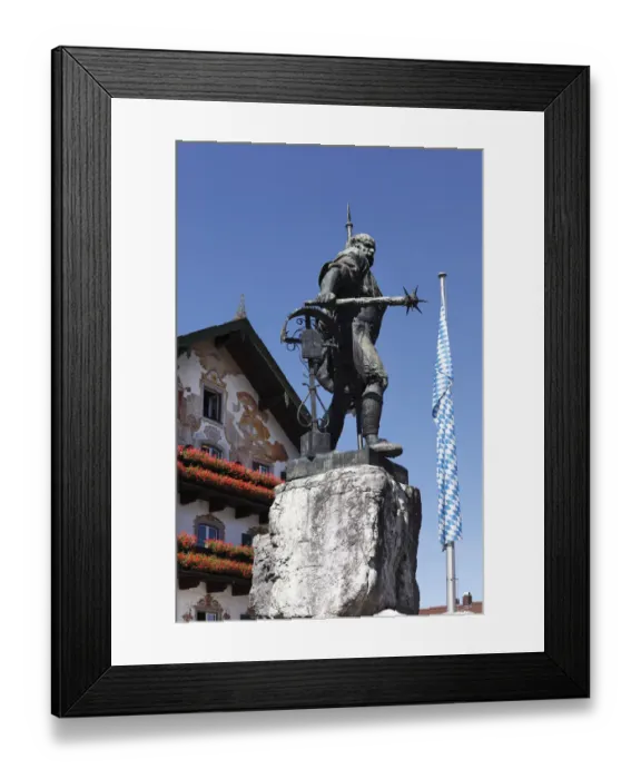 Framed Print : The Smith of Kochel Monument, Kochel, Upper Bavaria, Bavaria, Germany, Europe Framed Print : The Smith of Kochel Monument, Kochel, Upper Bavaria, Bavaria, Germany, Europe