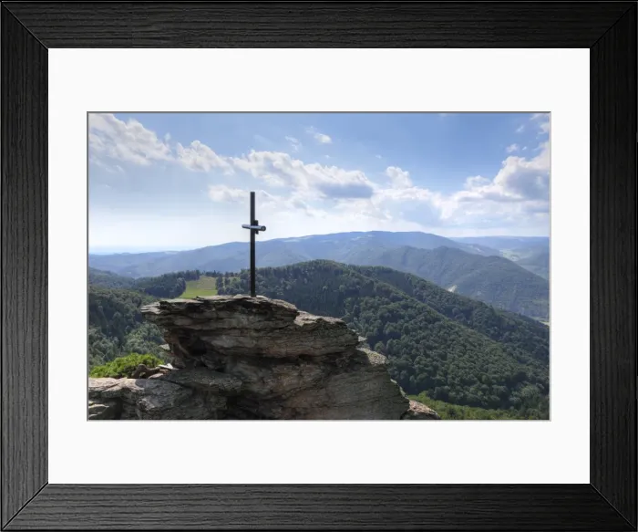 Framed Print : Summit cross, Hoher Stein Mountain, Muehlberg, Dunkelsteinerwald, Wachau, Mostviertel, Lower Austria, Austria, Europe Framed Print : Summit cross, Hoher Stein Mountain, Muehlberg, Dunkelsteinerwald, Wachau, Mostviertel, Lower Austria, Austria, Europe