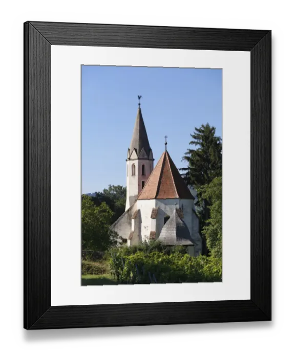 Framed Print : Church of St. Johann in Mauerthale, Wachau, Mostviertel, Lower Austria, Austria, Europe Framed Print : Church of St. Johann in Mauerthale, Wachau, Mostviertel, Lower Austria, Austria, Europe
