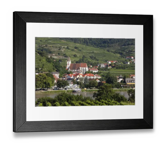 Framed Print : Spitz, view overlooking vineyards in Oberarnsdorf, Danube, Wachau, Waldviertel, Mostviertel, Lower Austria, Austria, Europe Framed Print : Spitz, view overlooking vineyards in Oberarnsdorf, Danube, Wachau, Waldviertel, Mostviertel, Lower Austria, Austria, Europe