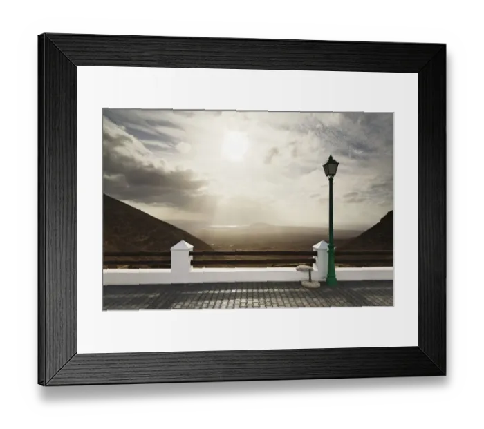 Framed Print : Lookout point, Balcon de Femes, Lanzarote, Canary Islands, Spain, Europe