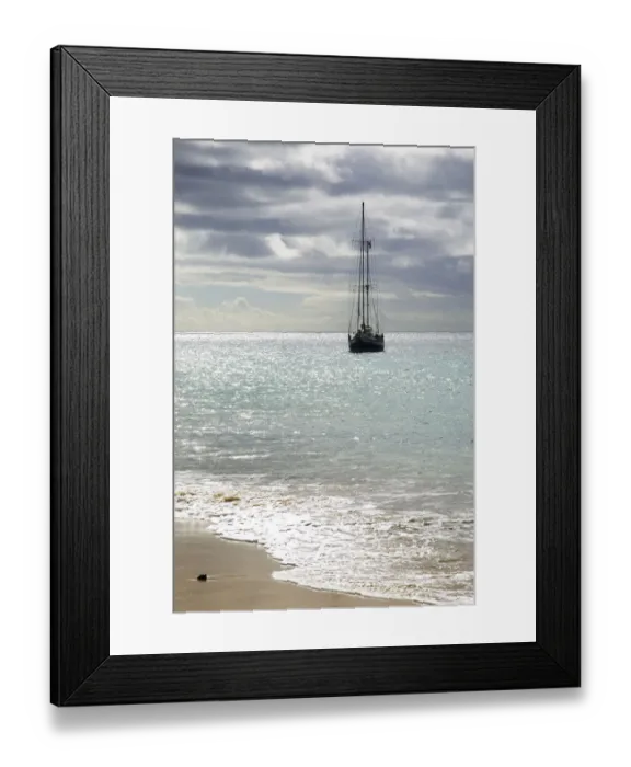 Framed Print : Sailing boat on the Playa de Mujeres beach near Playa Blanca, Lanzarote, Canary Islands, Spain, Europe Framed Print : Sailing boat on the Playa de Mujeres beach near Playa Blanca, Lanzarote, Canary Islands, Spain, Europe