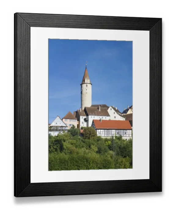 Framed Print : Kirchberg an der Jagst, Hohenlohe, Baden-Wuerttemberg, Germany, Europe Framed Print : Kirchberg an der Jagst, Hohenlohe, Baden-Wuerttemberg, Germany, Europe