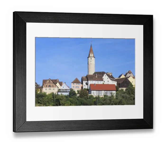 Framed Print : Kirchberg an der Jagst, Hohenlohe, Baden-Wuerttemberg, Germany, Europe Framed Print : Kirchberg an der Jagst, Hohenlohe, Baden-Wuerttemberg, Germany, Europe