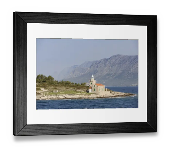 Framed Print : Lighthouse at the eastern tip at Sucuraj, Hvar Island, Croatia, Europe Framed Print : Lighthouse at the eastern tip at Sucuraj, Hvar Island, Croatia, Europe