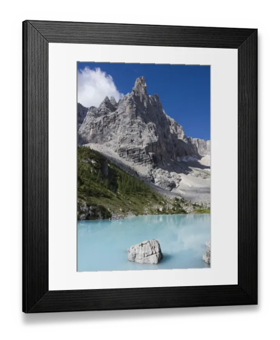 Framed Print : Sorapiss Lake and Mount Dito di Dio, 2603 m, Gruppo del Sorapiss, Dolomites, Alto Adige, South Tirol, Alps, Italy, Europe Framed Print : Sorapiss Lake and Mount Dito di Dio, 2603 m, Gruppo del Sorapiss, Dolomites, Alto Adige, South Tirol, Alps, Italy, Europe