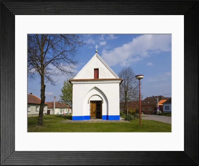 Framed Print : Presbytery of the old church in Rohatec, HodonAzAin district, South Moravia region, Czech Republic, Europe Framed Print : Presbytery of the old church in Rohatec, HodonAzAin district, South Moravia region, Czech Republic, Europe