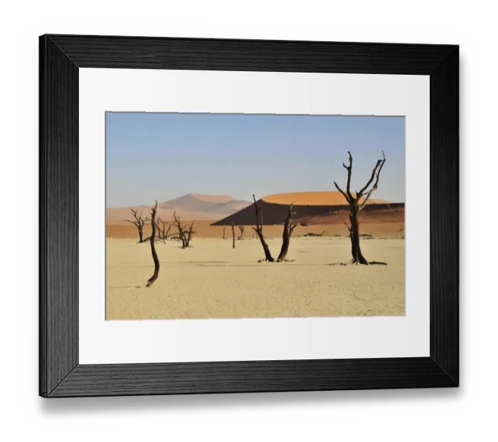 Framed Print : Dead trees in the Dead Vlei, Deadvlei clay pan in the morning light, Namib Desert, Namib-Naukluft National Park, Namibia, Africa Framed Print : Dead trees in the Dead Vlei, Deadvlei clay pan in the morning light, Namib Desert, Namib-Naukluft National Park, Namibia, Africa