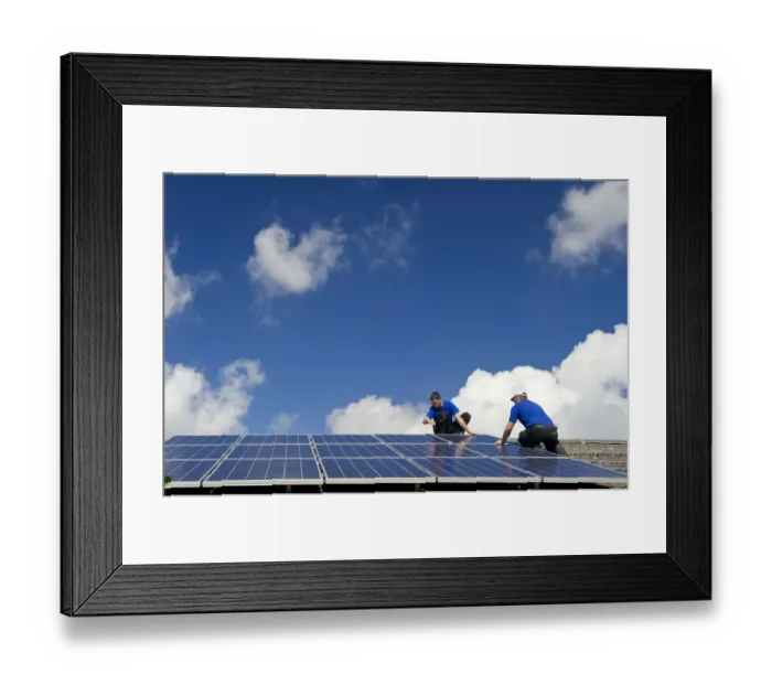 Framed Print : Installation of a solar collector, near Freiburg in Breisgau, Baden-Wuerttemberg, Germany, Europe Framed Print : Installation of a solar collector, near Freiburg in Breisgau, Baden-Wuerttemberg, Germany, Europe