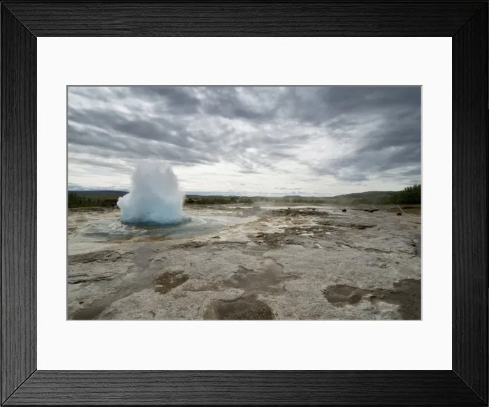 Framed Print : Strokkur Geyser, near Reykjavik, Iceland, Scandinavia, Europe Framed Print : Strokkur Geyser, near Reykjavik, Iceland, Scandinavia, Europe