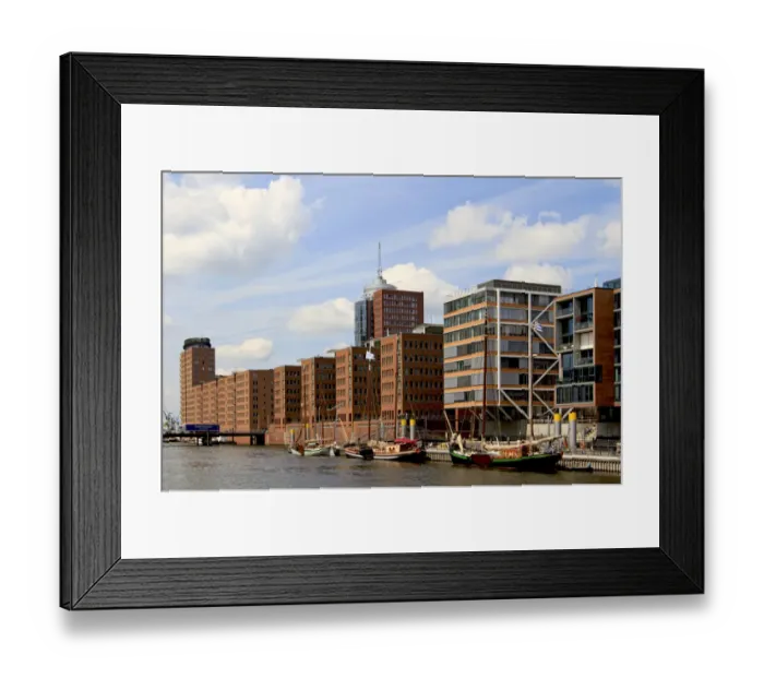 Framed Print : View to Kehrwiederspitze, HafenCity, Hamburg, Germany, Europe Framed Print : View to Kehrwiederspitze, HafenCity, Hamburg, Germany, Europe