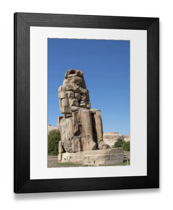 Framed Print : Colossus of Memnon, West Bank, Luxor, Egypt, Africa Framed Print : Colossus of Memnon, West Bank, Luxor, Egypt, Africa