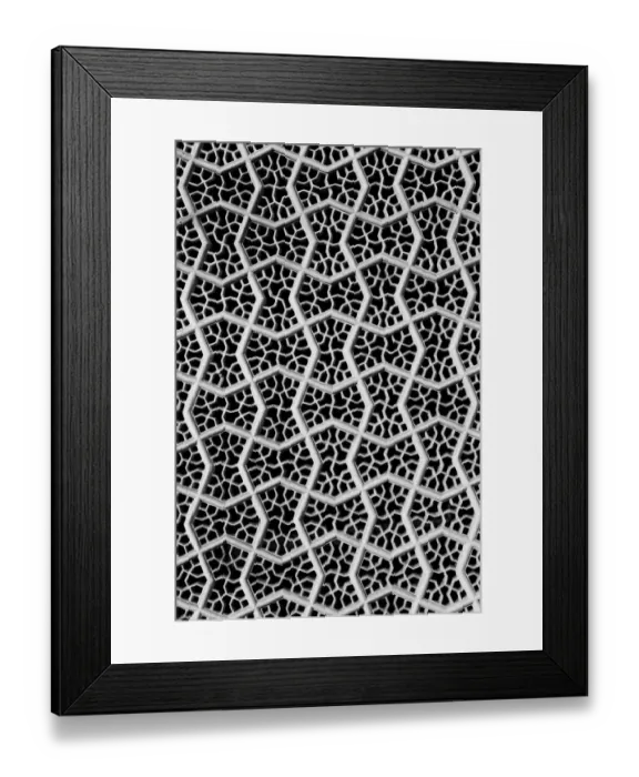 Framed Print : Indian art work from marble
