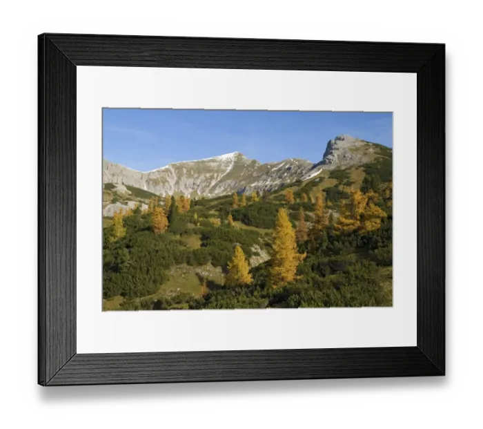 Framed Print : Autumn at the Hochmoelbing mountain in Styria, Austria, Europe Framed Print : Autumn at the Hochmoelbing mountain in Styria, Austria, Europe