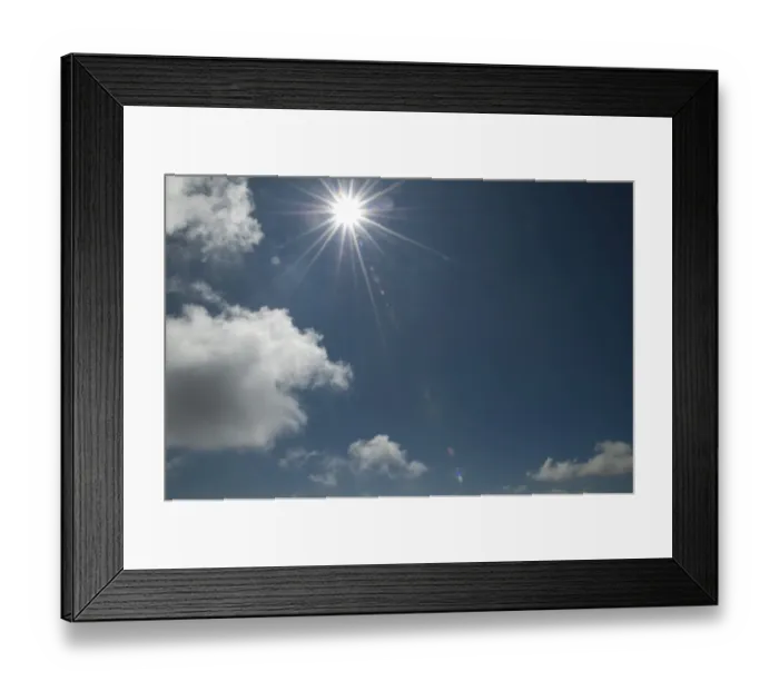 Framed Print : Sky, clouds, sun Framed Print : Sky, clouds, sun