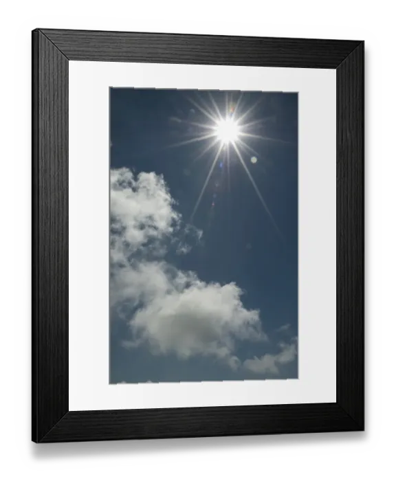 Framed Print : Sky, clouds, sun Framed Print : Sky, clouds, sun