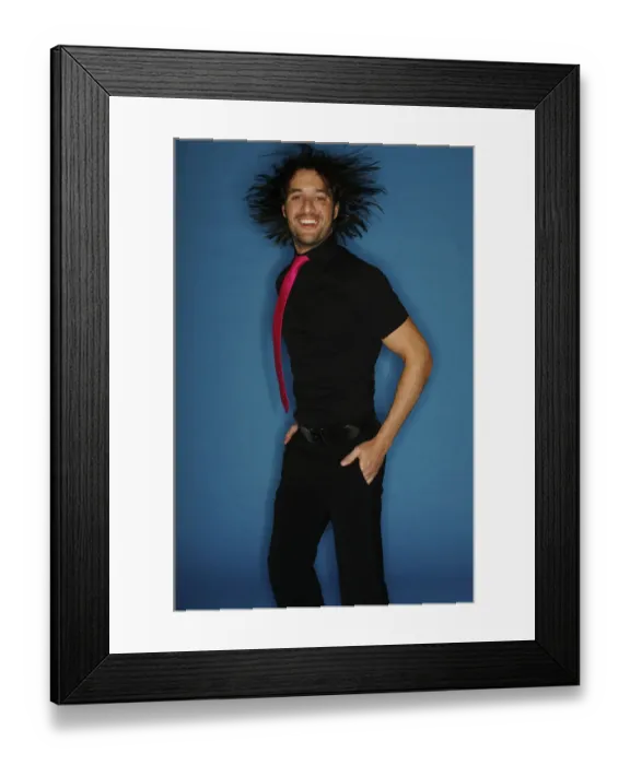 Framed Print : Man, early 30s, wearing party clothes, fashion shot Framed Print : Man, early 30s, wearing party clothes, fashion shot