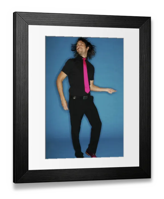 Framed Print : Man, early 30s, wearing party clothes, fashion shot Framed Print : Man, early 30s, wearing party clothes, fashion shot