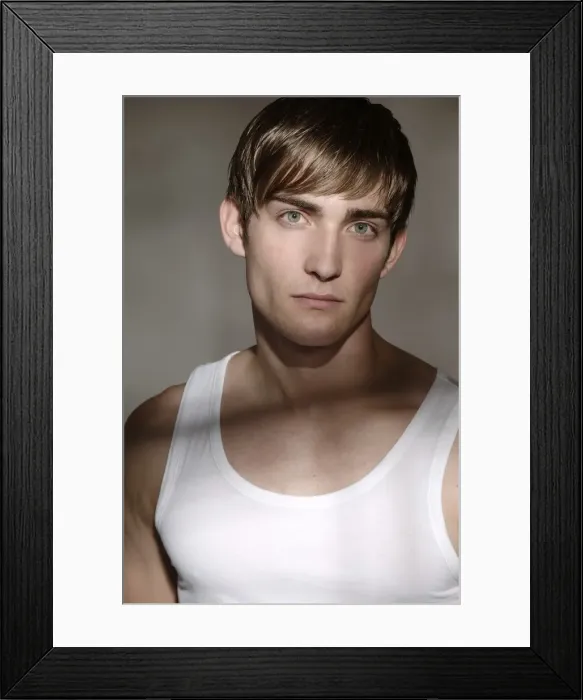 Framed Print : Portrait of a young man