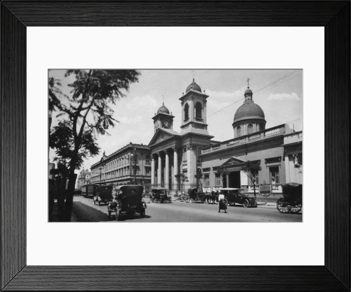Framed Print : Del Salvador Church And College Framed Print : Del Salvador Church And College