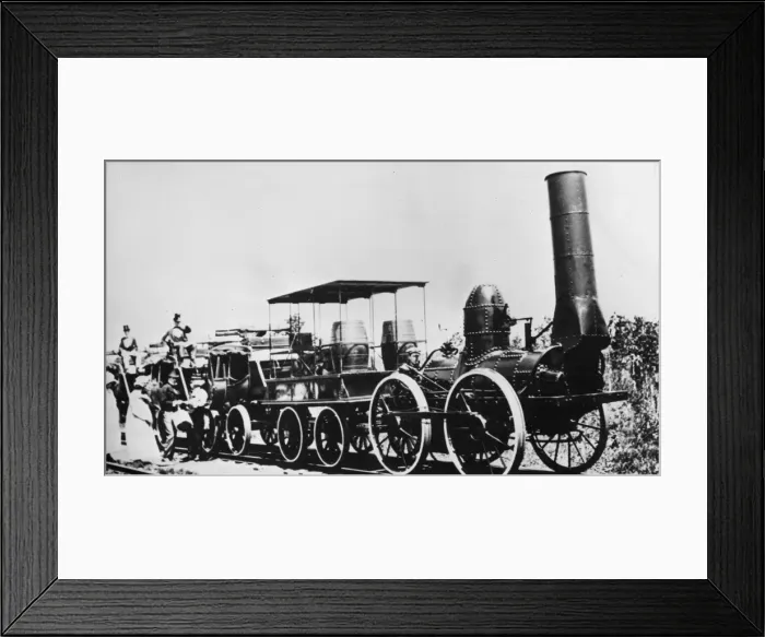 Framed Print : American Locomotive