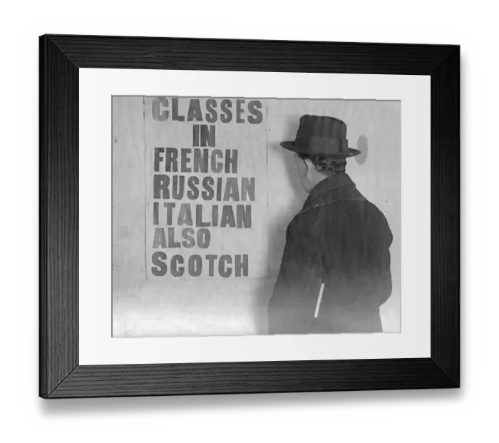 Framed Print : Scotch Class Framed Print : Scotch Class