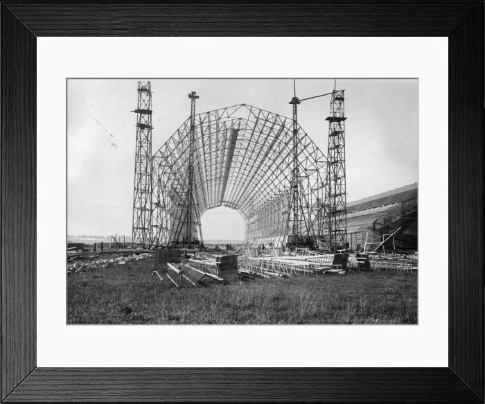 Framed Print : Hangar Demolished Framed Print : Hangar Demolished