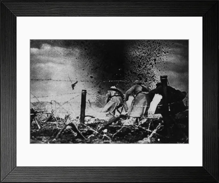 Framed Print : French Advance