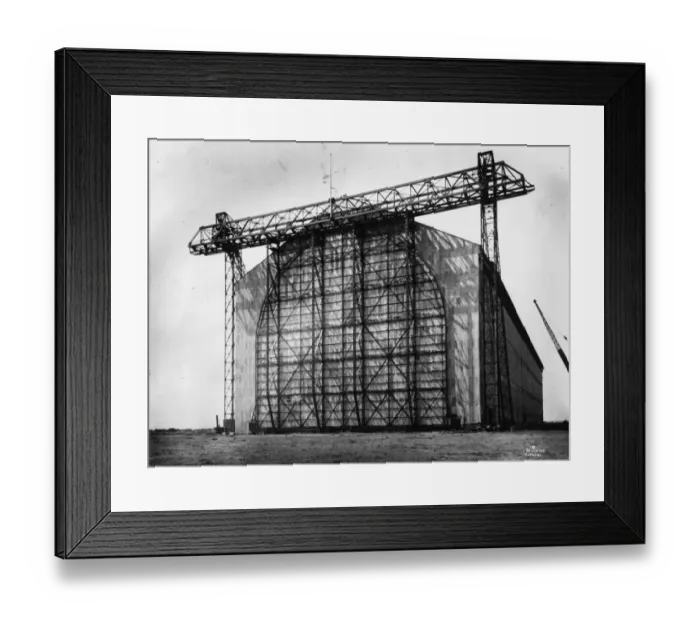 Framed Print : R-101 Hangar Framed Print : R-101 Hangar