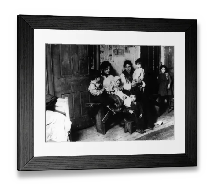 Framed Print : New York Slum Framed Print : New York Slum