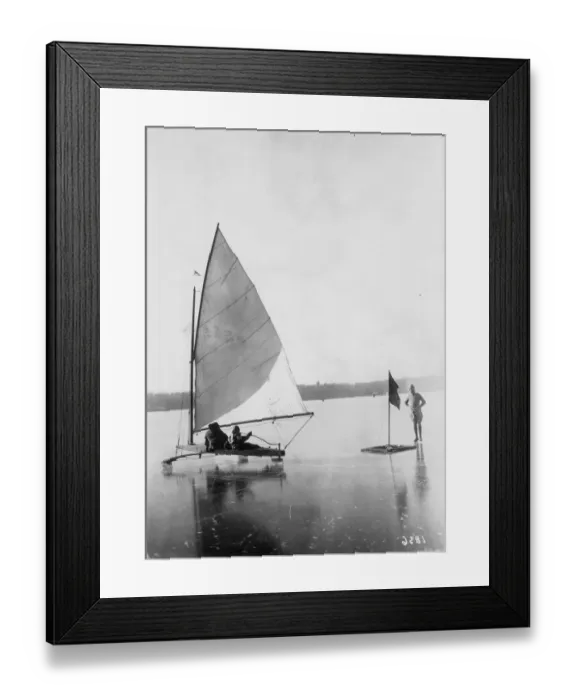 Framed Print : Frozen Lake Framed Print : Frozen Lake