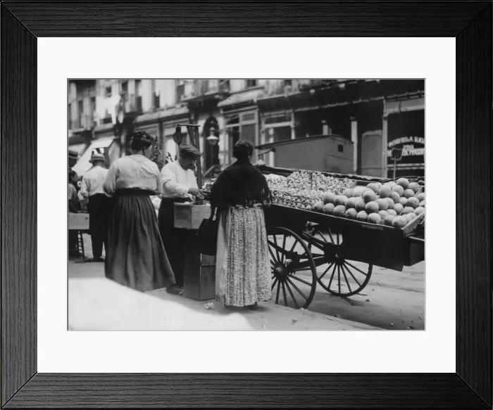 Framed Print : Pushcart Vendor Framed Print : Pushcart Vendor