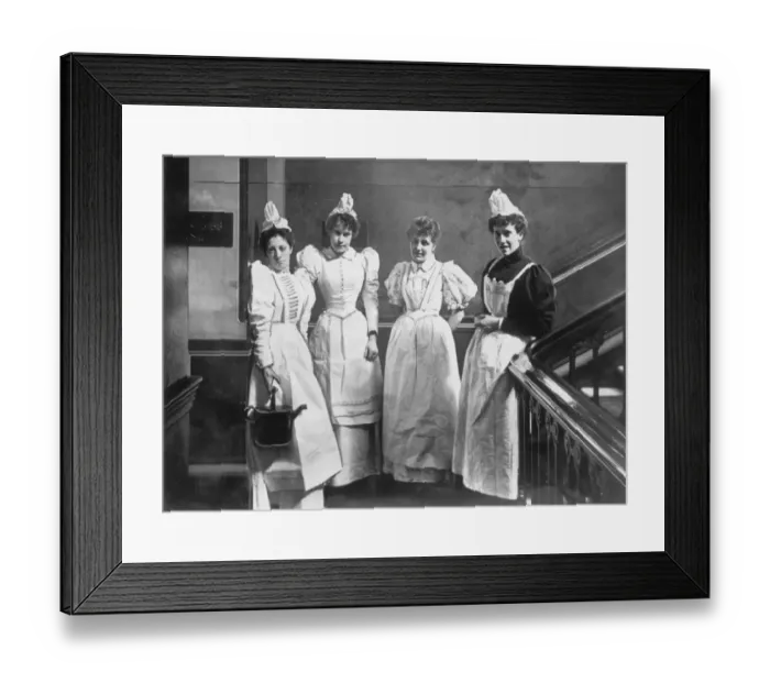 Framed Print : Maids In A Row Framed Print : Maids In A Row