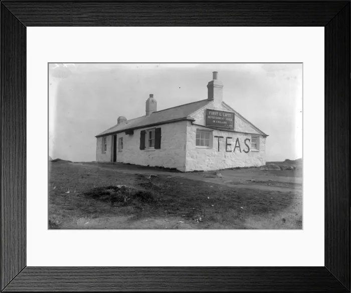 Framed Print : Lands End Teas