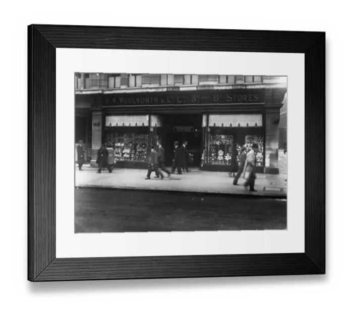 Framed Print : Woolworths Store Framed Print : Woolworths Store