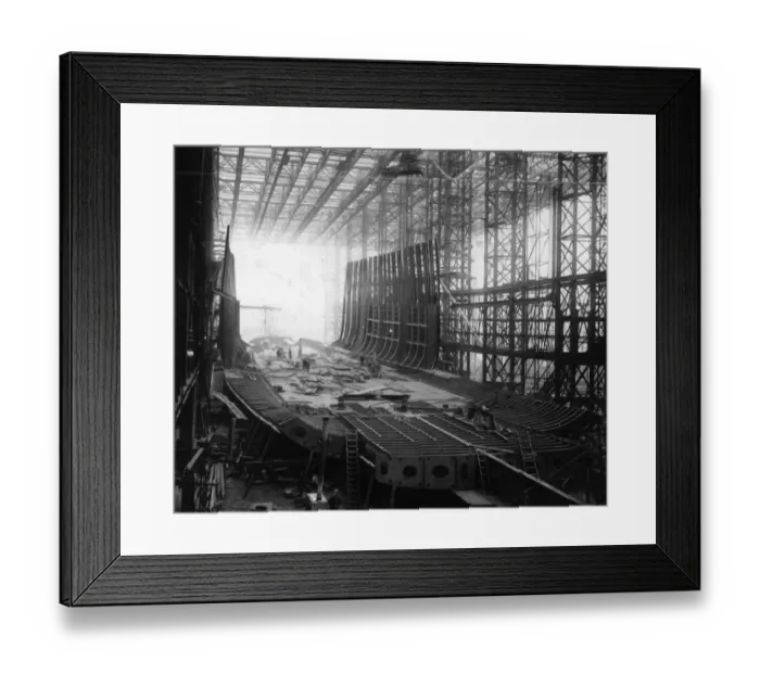 Framed Print : Shipbuilding Framed Print : Shipbuilding