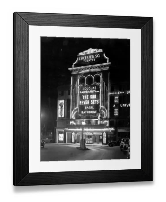 Framed Print : Leicester Square Framed Print : Leicester Square
