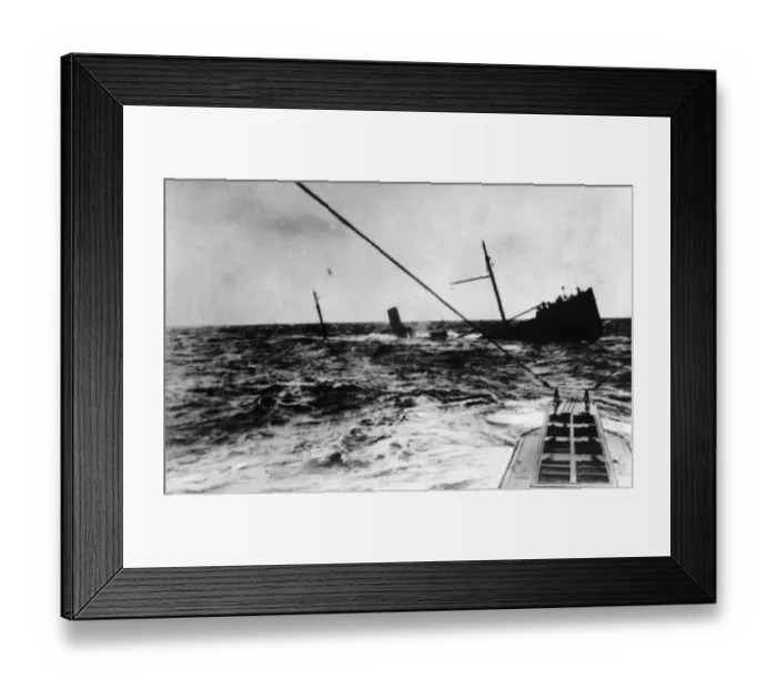 Framed Print : Boat Sinking Framed Print : Boat Sinking