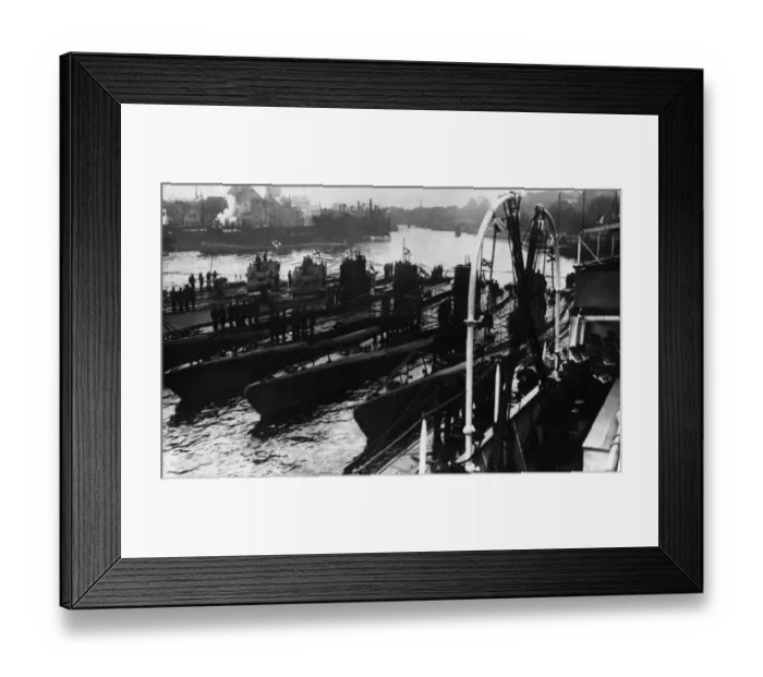 Framed Print : U-Boats In Kiel Framed Print : U-Boats In Kiel