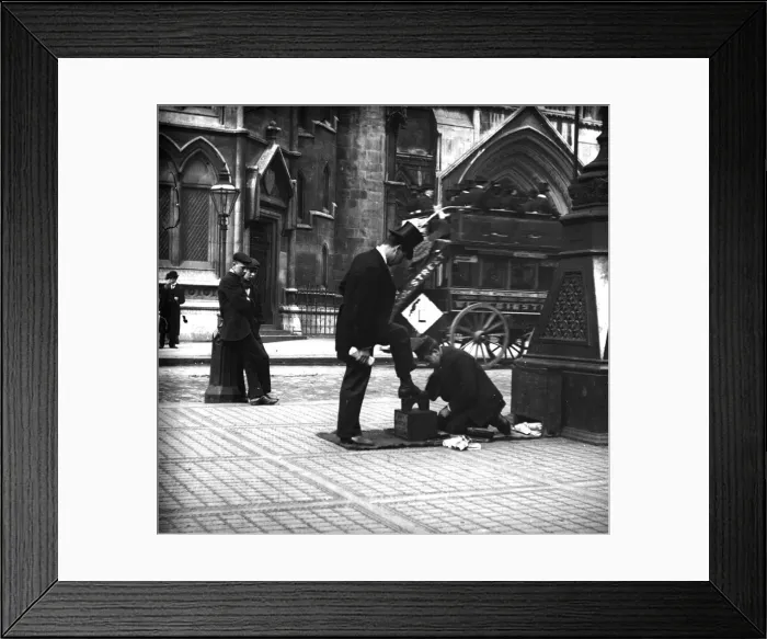 Framed Print : London Shoeshine Framed Print : London Shoeshine