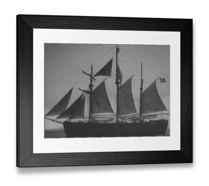 Framed Print : Amundsens Ship Framed Print : Amundsens Ship