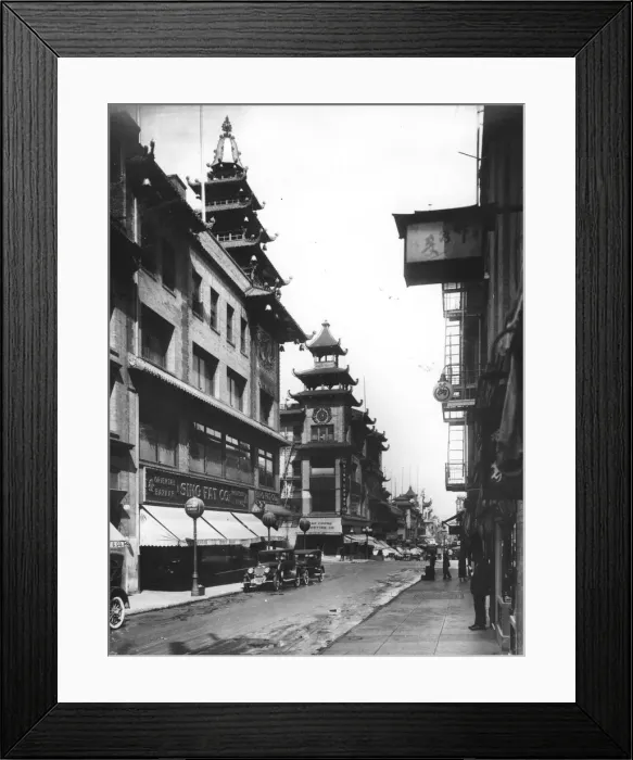 Framed Print : China Town