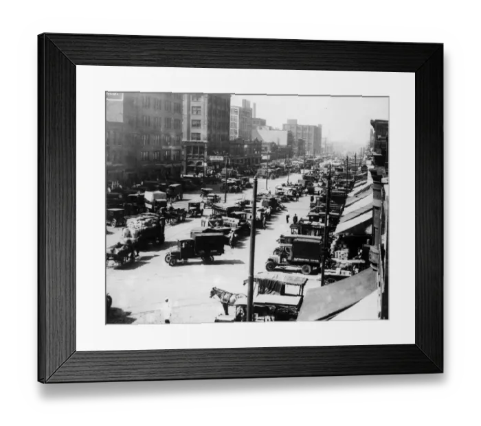 Framed Print : Street Market