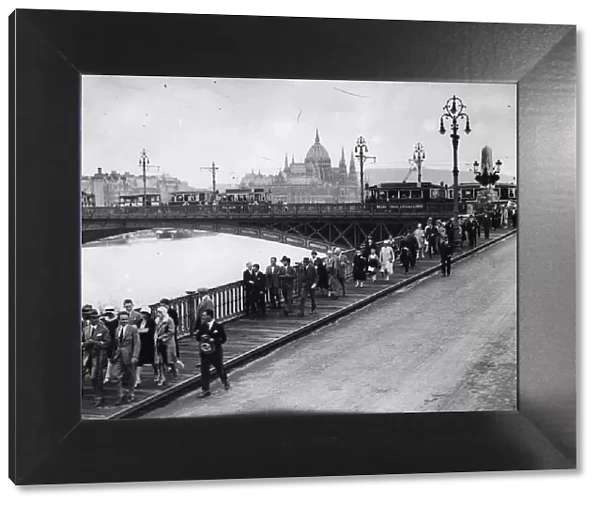 Budapest 1930s City Scene