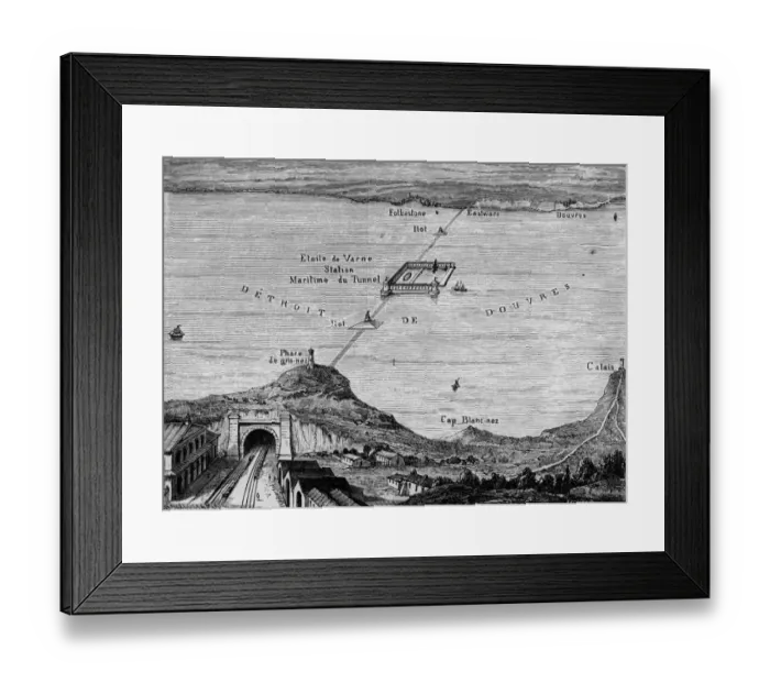 Framed Print : Channel Tunnel Framed Print : Channel Tunnel