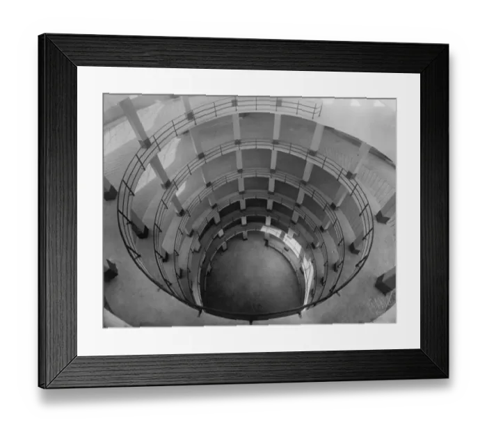 Framed Print : Parking Spiral Framed Print : Parking Spiral